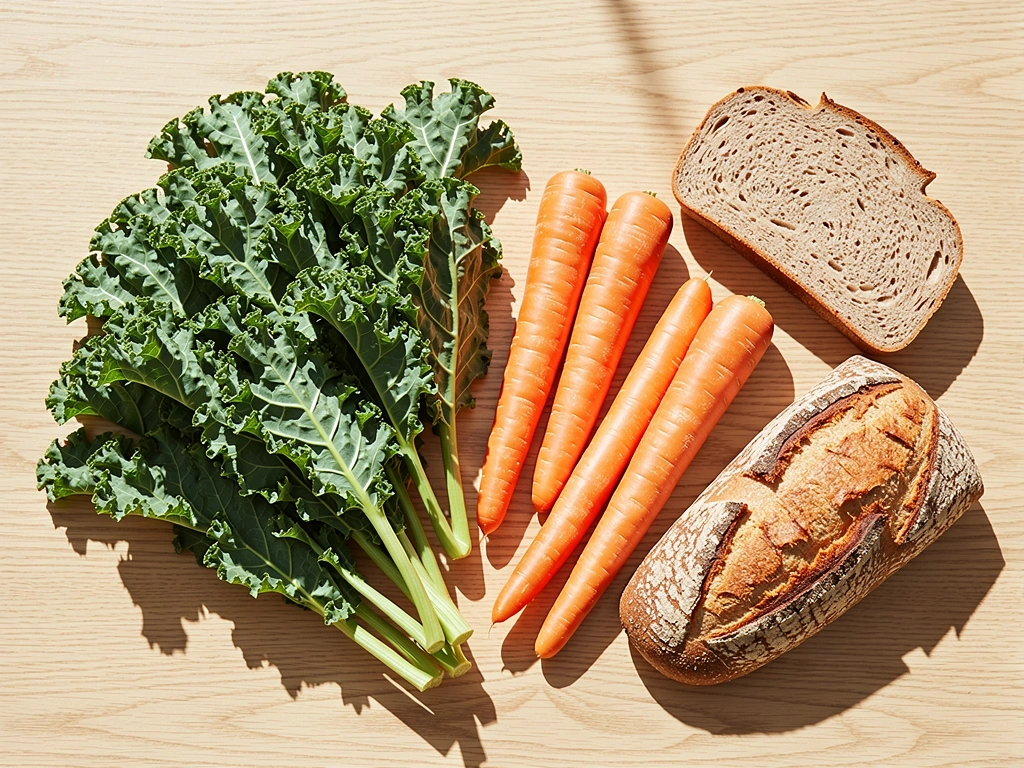 Čerstvé suroviny na drevenej doske